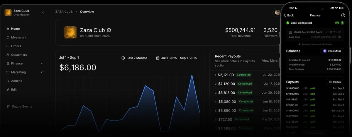 Finances Interface