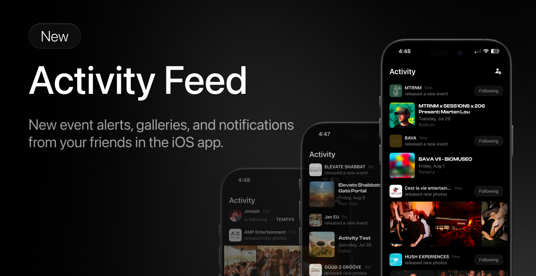 Activity Feed Feature