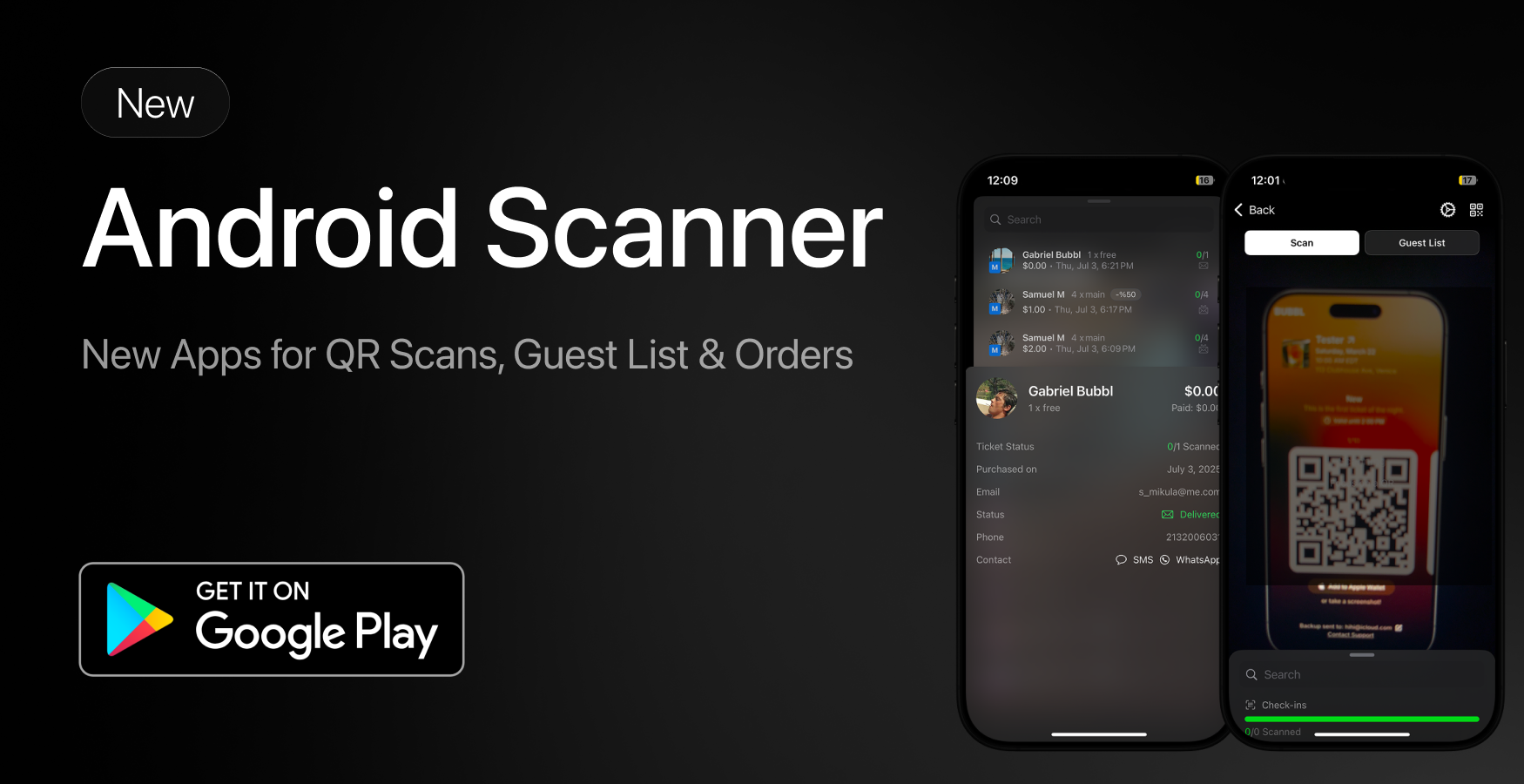 Android Scanner App Feature